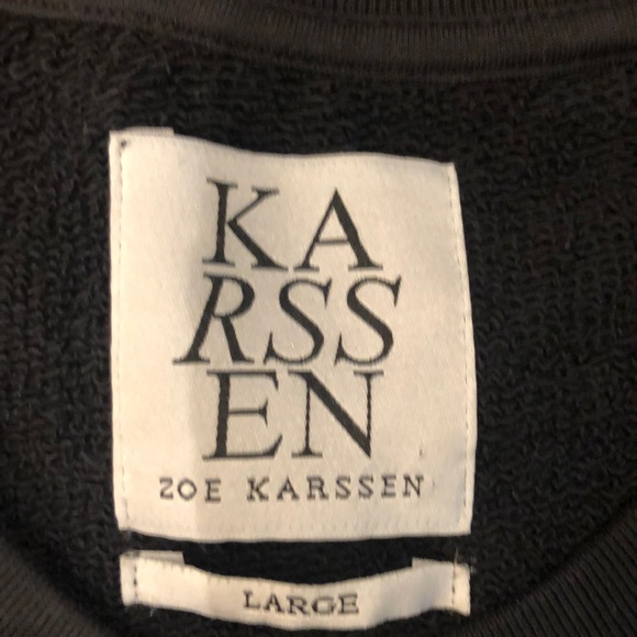 EUC ZOE KARSSEN BAT SWEATSHIRT - Picture 5 of 6